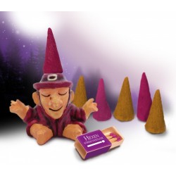 Räucherhexe "Mini-Set" für Räucherkegel 