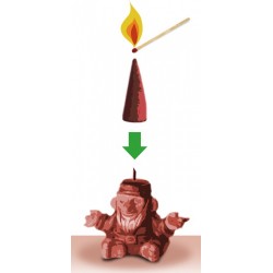 Räucherhexe "Mini-Set" für Räucherkegel 