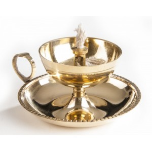 Ghee-Lampe, Messing, 8 cm