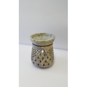 Duftlampe-Teelichtlampe "Tropfen groß" Speckstein