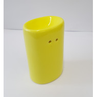Duftlampe-Teelichtlampe  Keramik-Porzelan gelb