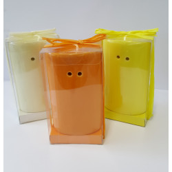 Duftlampe-Teelichtlampe  Keramik-Porzelan gelb