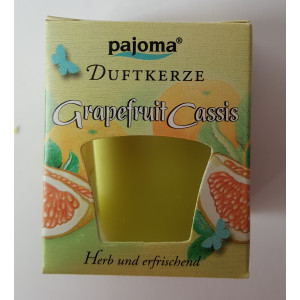 Duftkerze  -  "pajoma" - Grapefruit Cassis