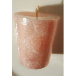 Duftkerze  -  "pajoma" - Kristall - Pfirsich