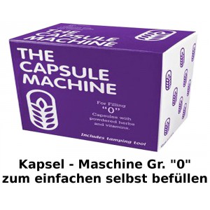 Capsule Machine "0" Kapselmaschine für Kapselgröße "0" 