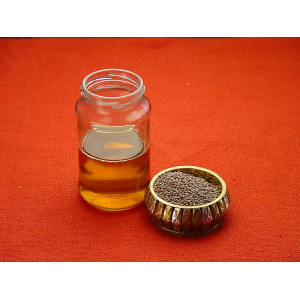 Senföl "Bio" kaltgepresst Sinapis alba 100% reines kaltgepresstes Öl