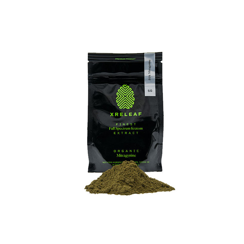 XRELEAF Vollspektrum Kratom Extrakt mit 10% Mitragynin 1gr Pack