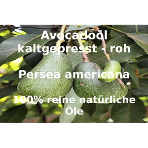 Avocadoöl kaltgepresst grün 100% reine Öle von "Mäc Spice"