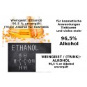 Weingeist 96,5% Ethanol Trinkalkohol unvergällt Kosmetik Mäc Spice