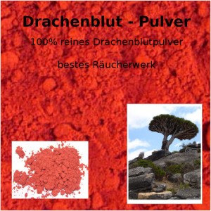 Drachenblut Pulver Harz Sangre de Drago Resina Draconis "Mäc Spice" Qualität