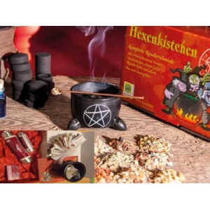 Hexenkistchen Räucherset ideales Geschenk für Esoteriker und Einsteiger