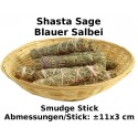 Shasta Sage Smudge Stick Blauer Salbei 1 Stück Reinigungsräucherung Top