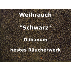 Weihrauch Schwarz "Lourdes" hochwertige Qualität Mäc Spice Räucherwerk
